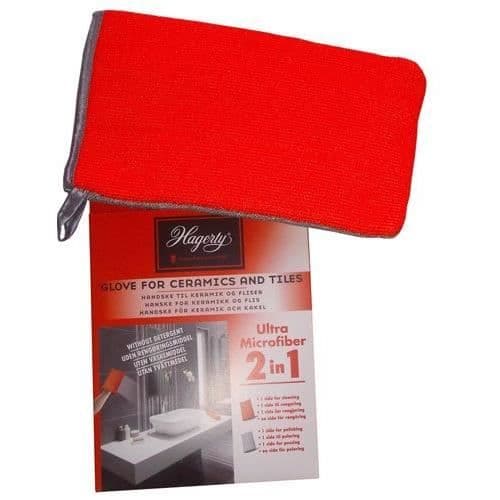 Hagerty Microfiber Keramik och kakel rengöringsvante - Orange - A102224