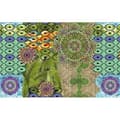 Miniatyrbild 1 av 4: Matta - Vilber - Bohemian Mandala - Vinyl - Flerfärgad - 75 x 120 cm