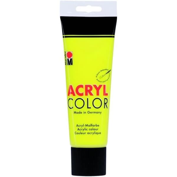 Marabu Acryl Color, 225 ML, Gul - 120125019