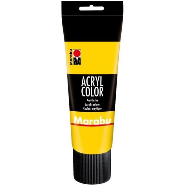 Marabu Acryl Color, 225 ML, Gul - 120125019