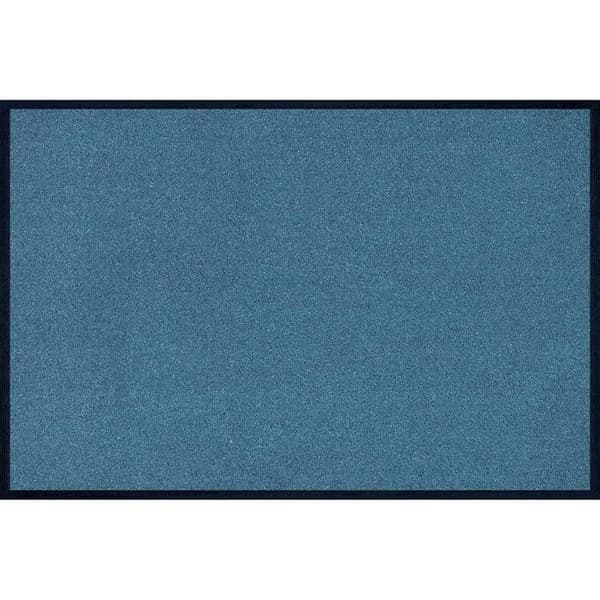 Designermatta stålblå - 40 x 60