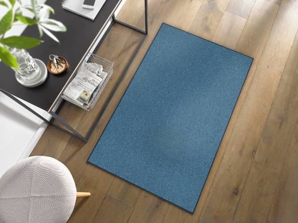 Designmatta stålblå - 75 x 120