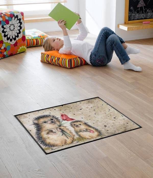 Paillasson - tvätt+tork Design - 40/60 cm - Beige - Maskintvättbar - Modern