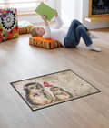 Miniatyrbild 2 av 4: Paillasson - tvätt+tork Design - 40/60 cm - Beige - Maskintvättbar - Modern