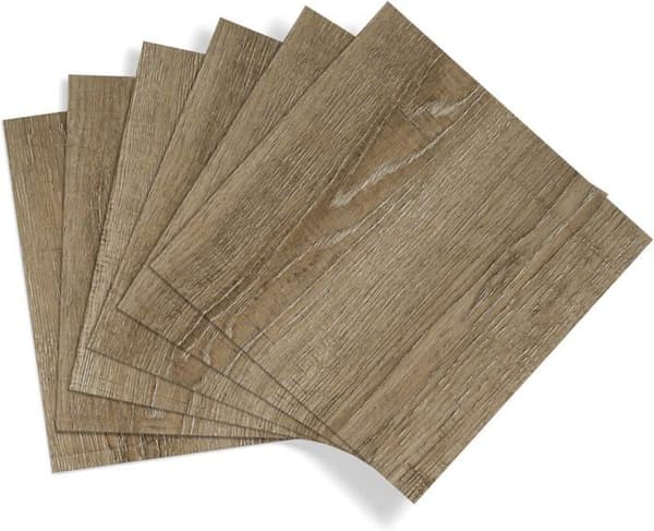 D-c-fix® PVC-golv - 37031 - d-c-fix Classis vinylgolvplattor Mörk ek 30,5 x 30,5 cm 1 m