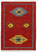 Miniatyrbild 1 av 4: Tapis Kilim Lori Oriental HAMID, Kilim Tapis 100% Ull, ( D3, 110 x 60 )