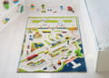 Miniatyrbild 2 av 10: PORT CITY - Blå 3D-matta för barn 100x150 cm IVI Carpets
