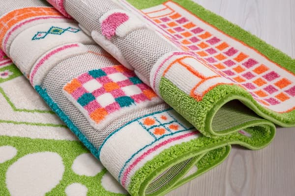 DUKKEKAS - Grønt 3D-tæppe til børn 80x150 cm IVI Carpets