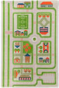 Pikkukuva 1 / 10: FUN CITY - Vihreä 3D-matto lapsille 100x150 cm IVI-matot