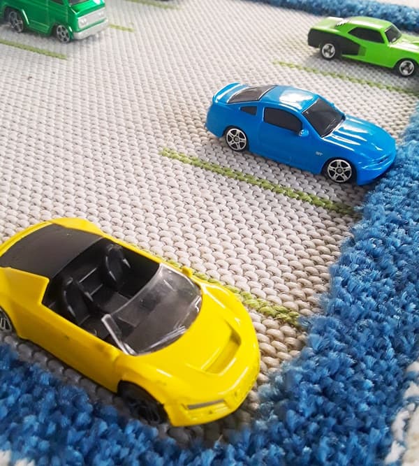 FUN CITY - Blå 3D-matta för barn 100x150 cm IVI Carpets