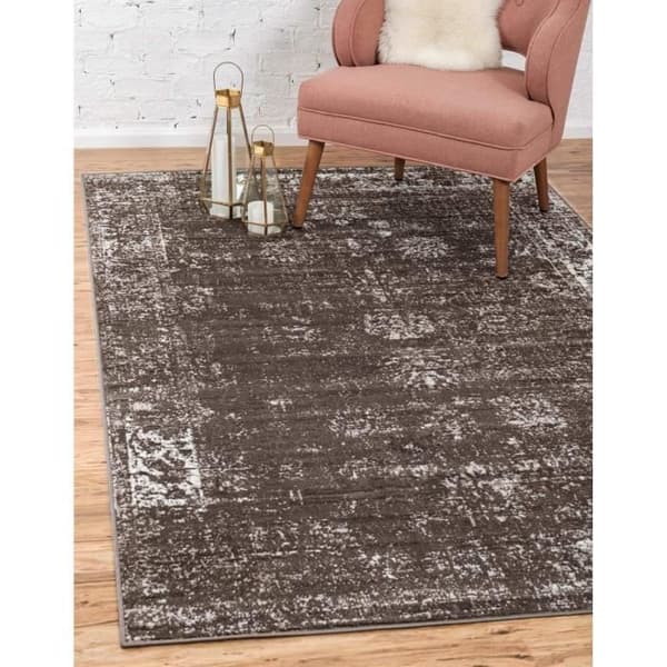 Unique Loom Sofia-kollektionen Vintage Traditionell Matta Brun 160 x 230 cm