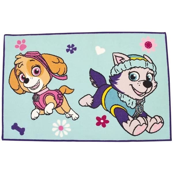 Hauska talo, Paw Patrol, lasten matto, korkeus 80 x leveys 120 cm