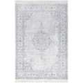 Miniatyrbild 1 av 4: Orientaliskt Tapis Nouristan med franser Hamadan Saira 95 x 140 cm, 60 viskos, 40 bomull, grå flerfärgad