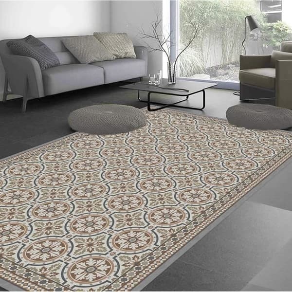 Vinylmatta TANGER 155cm x 230cm Brun