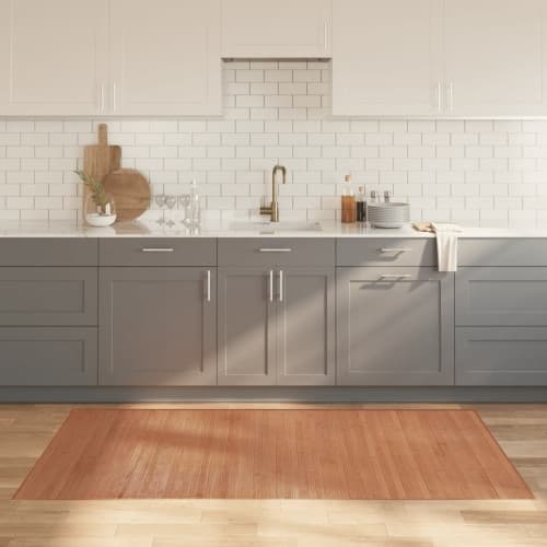 Matta rektangulär naturlig 100x200 cm bambu