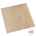 Miniatyrbild 2 av 2: Självhäftande golvplankor 20 st PVC 1,86 m² brun