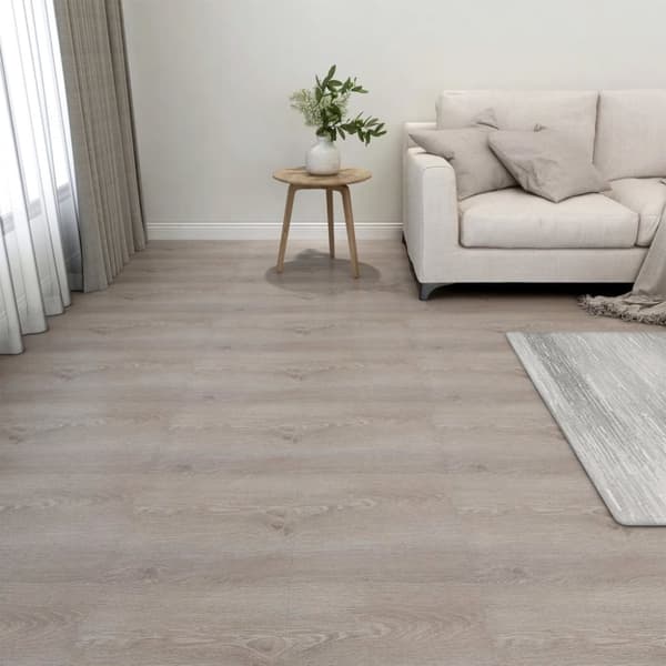Självhäftande golvplankor 20 st PVC 1,86 m² taupe