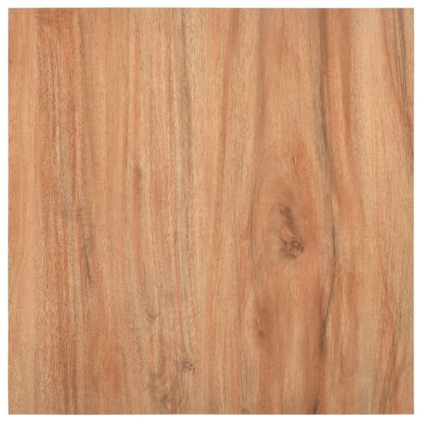 Självhäftande golvplankor 5,11 m² PVC naturlig
