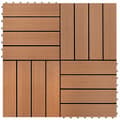 Miniatyrbild 1 av 2: WPC Klickgolv 30x30cm 11-pack 1m2 Brun