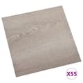 Miniatyrbild 2 av 2: Självhäftande golvplankor 55 st PVC 5,11 m² taupe