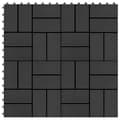 Miniatyrbild 1 av 2: Trall 22 st 30x30 cm 2 kvm WPC svart