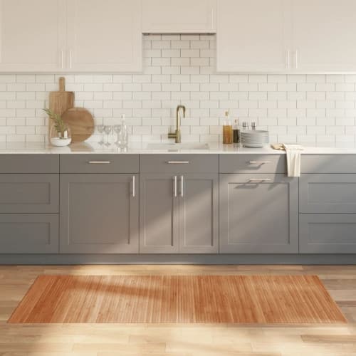Matta rektangulär naturlig 80x200 cm bambu