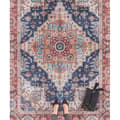 Miniatyrbild 3 av 4: Nouristan Salongolvet med Orientaliskt Design Sylla - Rund - Diameter 160 cm - Blå Indigo
