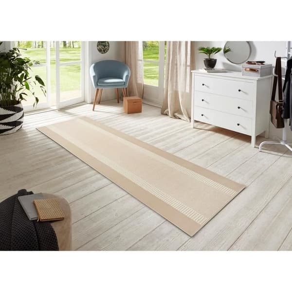Matta - Hanse Home - 80 x 500 cm - Elfenben - Korta hår - Modernt design