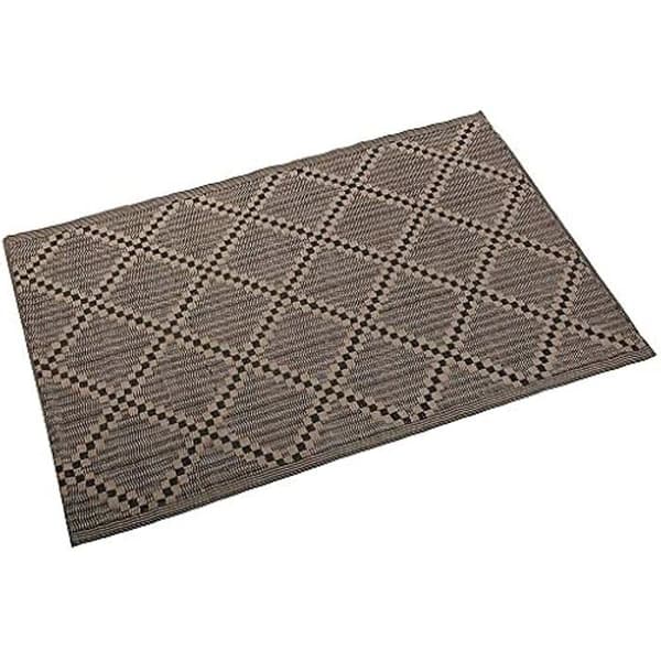 Matta - BIGBUY HOME - Diamantmodell - Grå - 120 x 180 cm - Modern