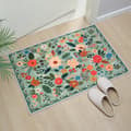 Miniatyrbillede 6 af 9: Lollanda Bohemian Floral Doormat – skridsikker, absorberende, smudsafvisende, maskinvaskbar, velegnet til badeværelse, gang og køkken