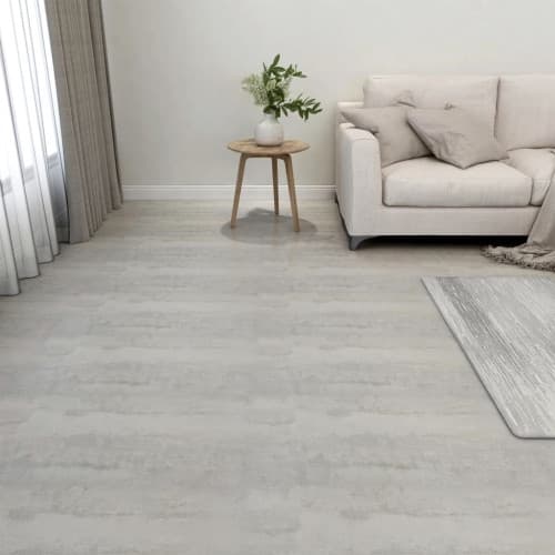 Självhäftande golvplankor 20 st PVC 1,86 m² ljusgrå