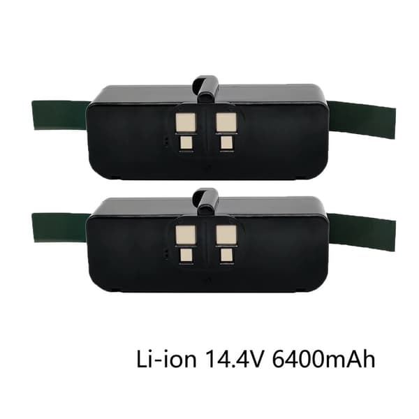 Li-ion-akku, 64Ah kapasiteetti, yhteensopiva Roomba 500-800 -sarjan kanssa, 2 kpl 64Ah LI-ION