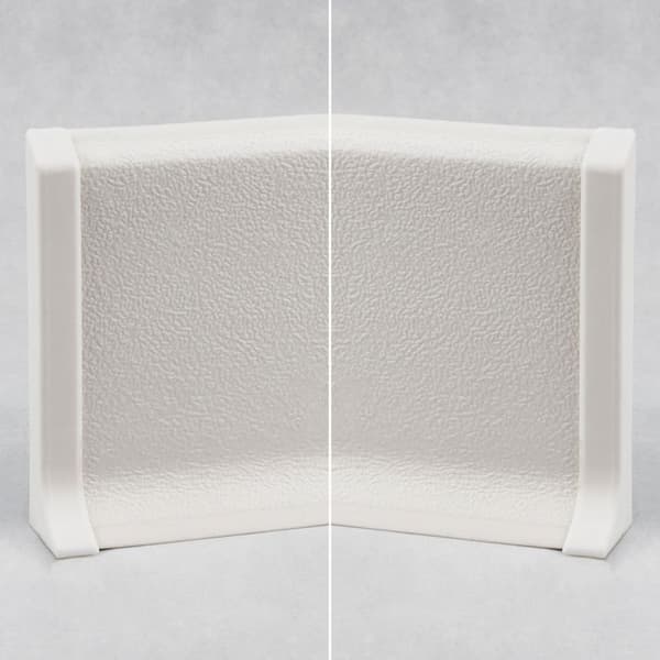 Hörnbit höger för expanderad rigid PVC-list Vit PVC 12.8 x 60 mm PROVISTON