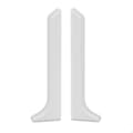Miniatyrbild 2 av 6: Hörnbit höger för expanderad rigid PVC-list Vit PVC 12.8 x 60 mm PROVISTON