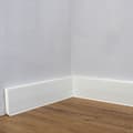 Miniatyrbild 6 av 6: PROVISTON Plastlist Plastiskum hård PVC 17 x 80 x 2500 mm Vit Plastlist med mjuk flexibel kant Vattentålig