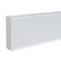 Miniatyrbild 1 av 6: PROVISTON Plastlist Plastiskum hård PVC 17 x 80 x 2500 mm Vit Plastlist med mjuk flexibel kant Vattentålig