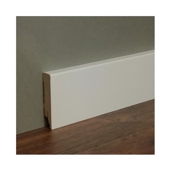 Plint MDF vit 16 x 78 x 2500mm - TOPSELLER !! Endast 2,39 € meter