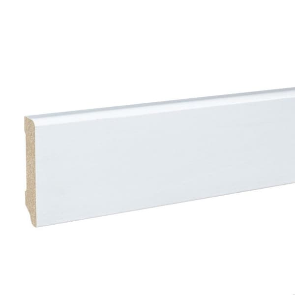 Kosche Plinthe Cremona-5 72039 16 x 120 x 2500 mm Plinthe Plinthe de golv Vit