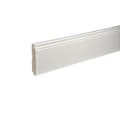 Miniatyrbild 1 av 4: Kosche Sockelbräda Massivt trä 19 x 120 x 2400 mm Vit Sockel Profil Berliner Hög kvalitet Robust