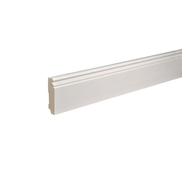 Kosche Sockelbräda Massivträ 19 x 96 x 2400 mm Vit Sockel Profil Berlin Hög kvalitet Robust