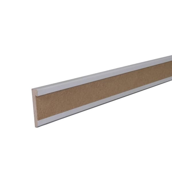 Kosche Plinthe MDF Finerad 13 x 58 x 2500 mm Vit Plint Hög kvalitet Robust
