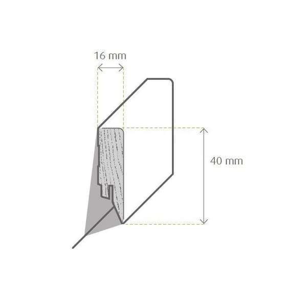 Plintar Plintar på golvet Plint Taverone-8 73035 - Lackad Merbau