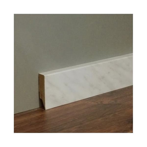 Plinthes Plinthes på golvet Plinthes av golv Lecco-38 72927 - Vit marmor