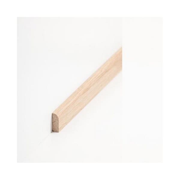 Bande av återvinning Linz massivt trä 8 x 22 x 2000 mm Sockel i ek från PROVISTON