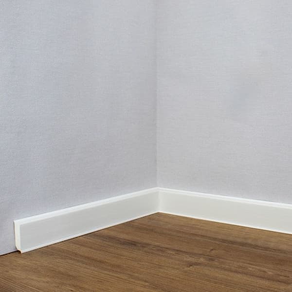 PROVISTON PVC List 13 x 40 x 2500 mm Styv PVC-skum Vit borstad