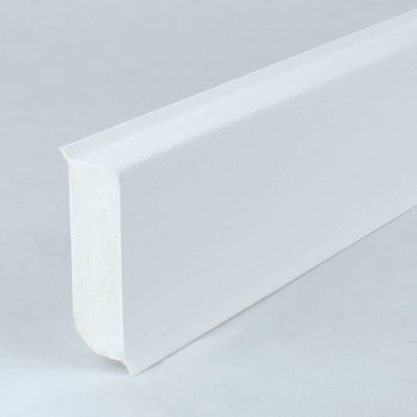 PROVISTON PVC List 13 x 40 x 2500 mm Styv PVC-skum Vit borstad
