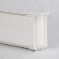 Miniatyrbild 4 av 5: Inre hörn för plint i styv expanderad PVC Vit PVC 12.8 x 60 mm PROVISTON