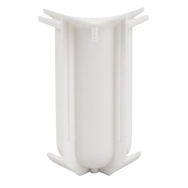 Inre hörn för plint i styv expanderad PVC Vit PVC 12.8 x 60 mm PROVISTON