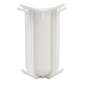 Miniatyrbild 2 av 5: Inre hörn för plint i styv expanderad PVC Vit PVC 12.8 x 60 mm PROVISTON