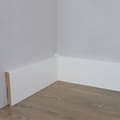 Miniatyrbild 5 av 6: PROVISTON 19 x 120mm kvadratisk sockel elegant design melamin vit MDF-sockel
